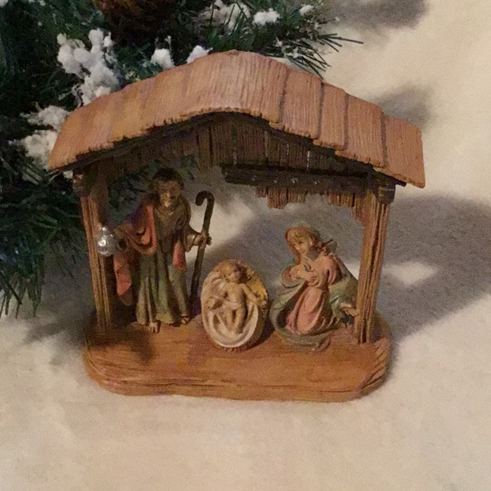 Resin Nativity scene